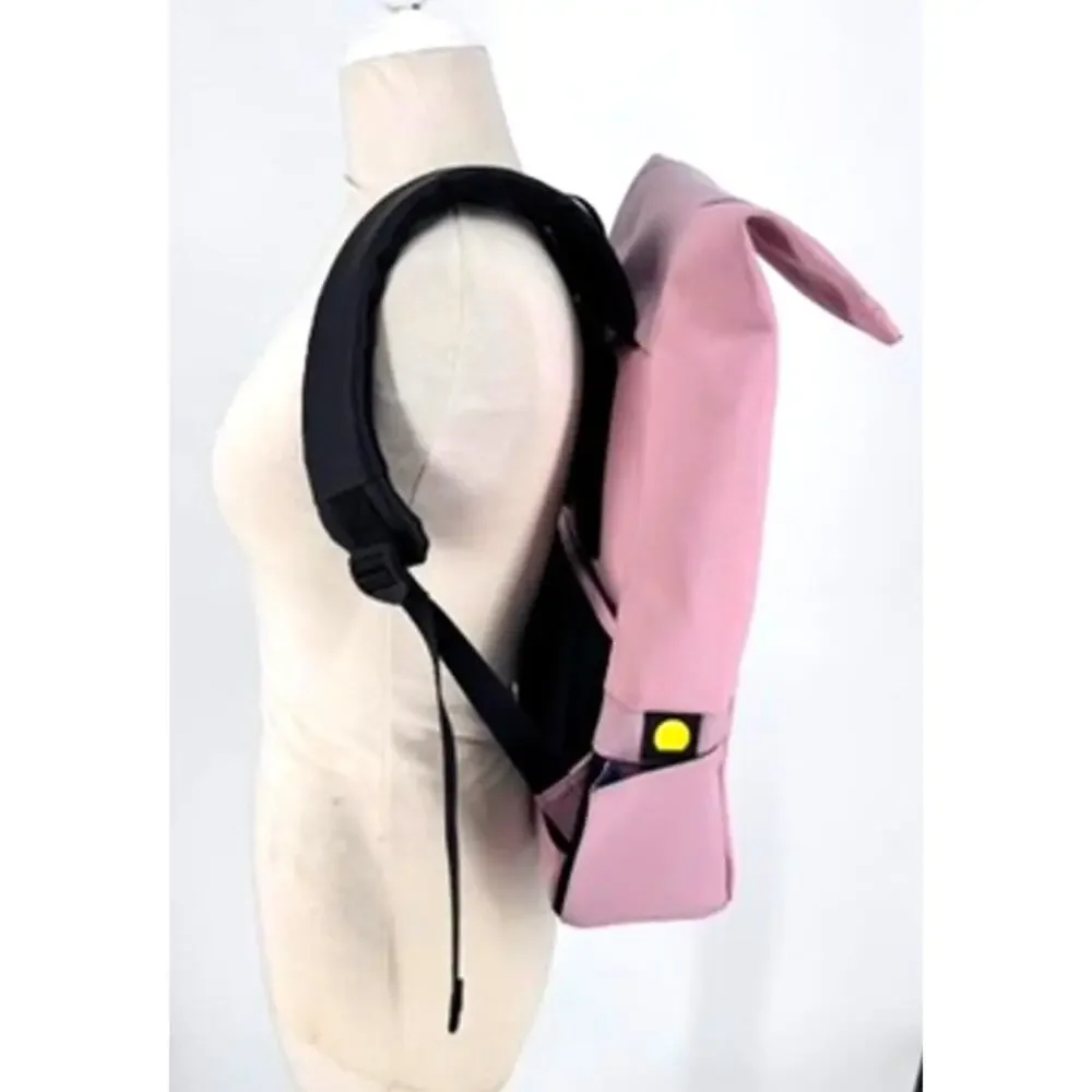 Delsey Paris Turenne Soft Backpack Rolltop Pink